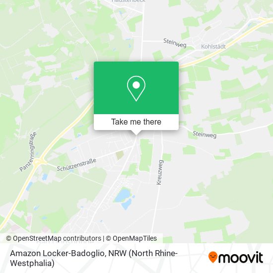 Amazon Locker-Badoglio map