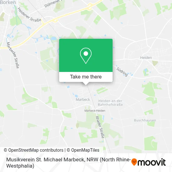 Musikverein St. Michael Marbeck map