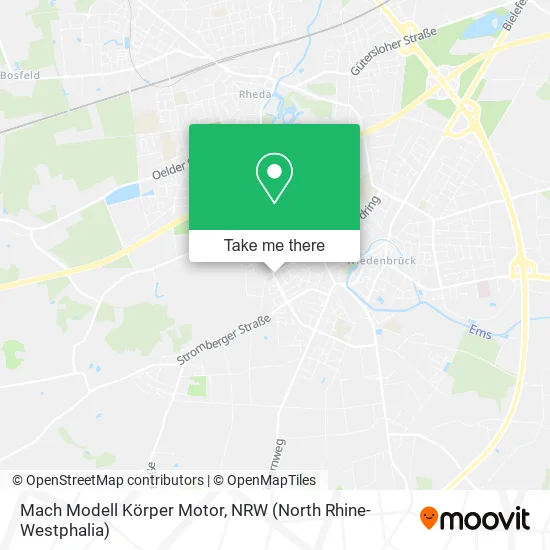 Карта Mach Modell Körper Motor