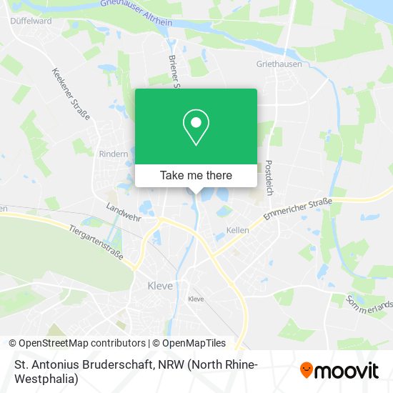 St. Antonius Bruderschaft map