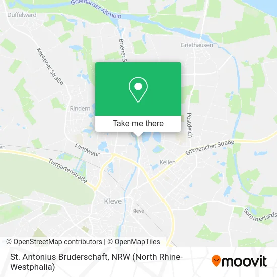 St. Antonius Bruderschaft map