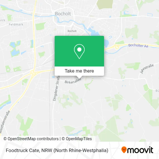 Foodtruck Cate map