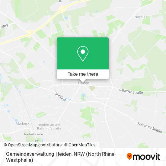 Карта Gemeindeverwaltung Heiden