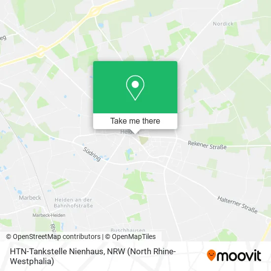 Карта HTN-Tankstelle Nienhaus