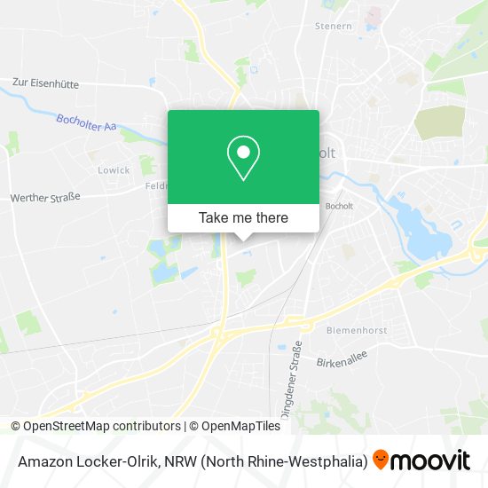 Карта Amazon Locker-Olrik