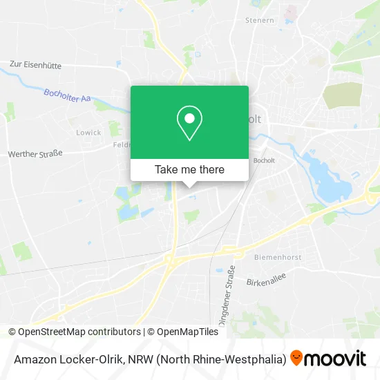Карта Amazon Locker-Olrik