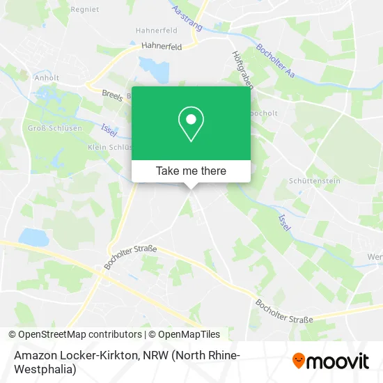Карта Amazon Locker-Kirkton