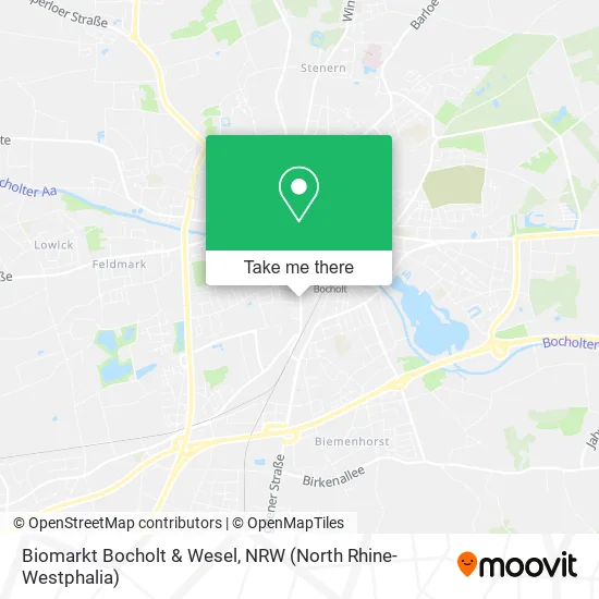 Карта Biomarkt Bocholt & Wesel