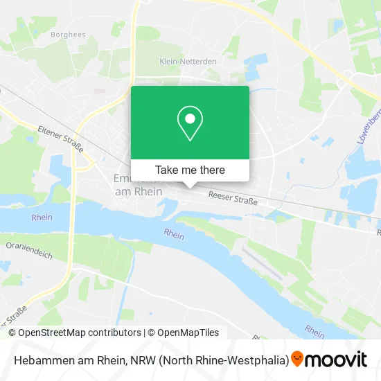 Карта Hebammen am Rhein