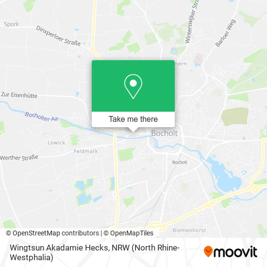 Карта Wingtsun Akadamie Hecks