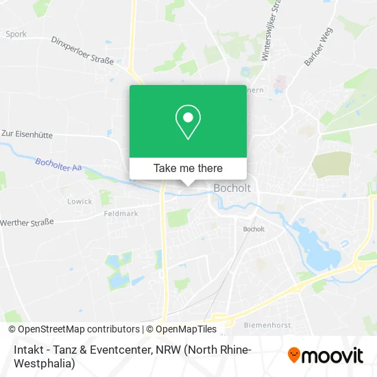 Карта Intakt - Tanz & Eventcenter
