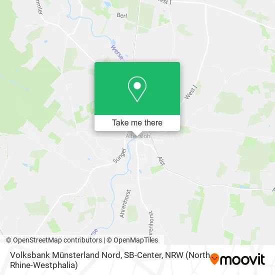Карта Volksbank Münsterland Nord, SB-Center