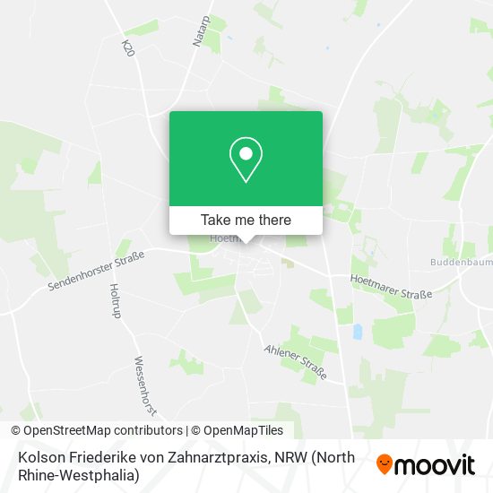 Kolson Friederike von Zahnarztpraxis map