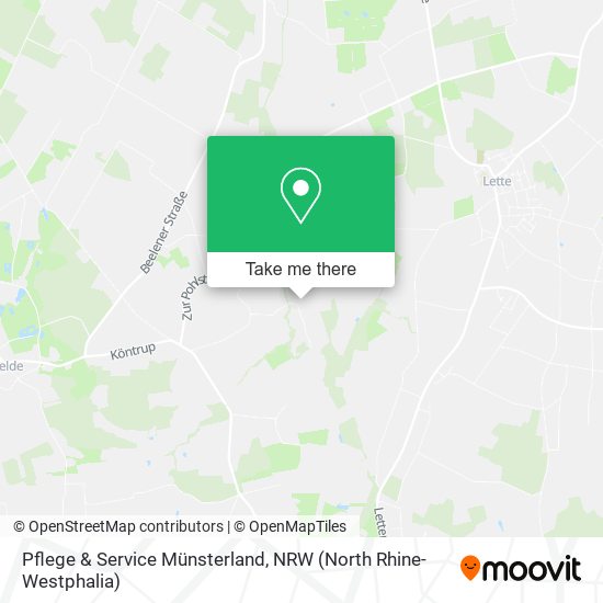 Pflege & Service Münsterland map