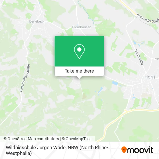 Карта Wildnisschule Jürgen Wade