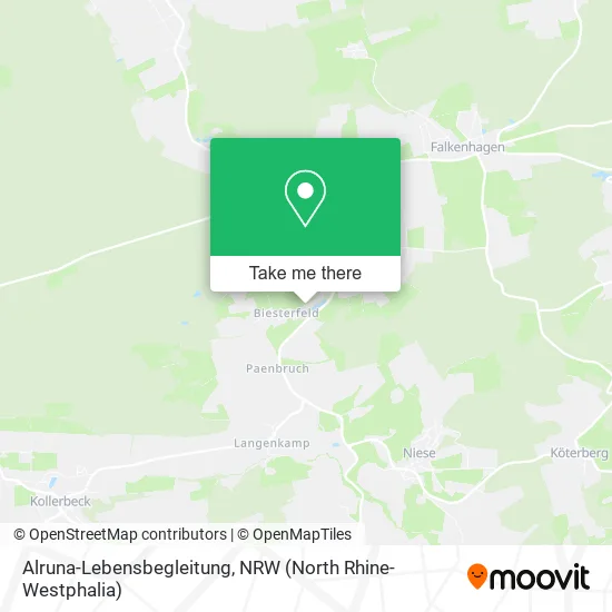 Карта Alruna-Lebensbegleitung