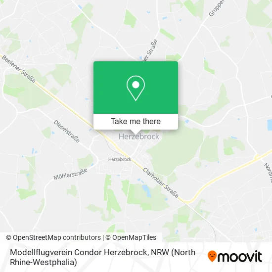 Карта Modellflugverein Condor Herzebrock