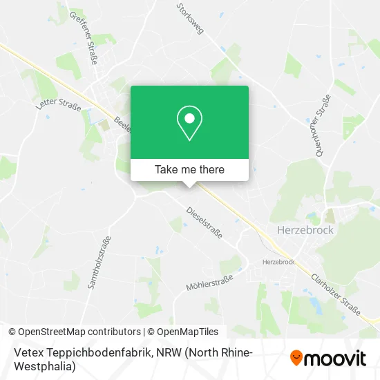 Карта Vetex Teppichbodenfabrik