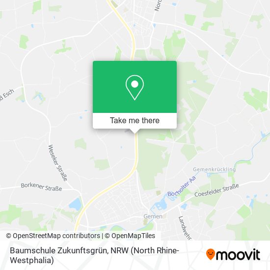 Baumschule Zukunftsgrün map