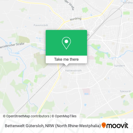 Bettenwelt Gütersloh map