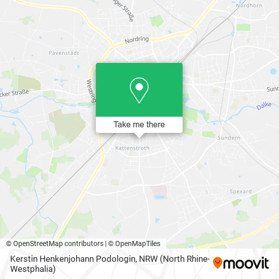 Карта Kerstin Henkenjohann Podologin