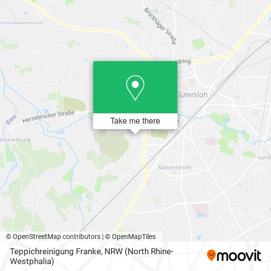 Teppichreinigung Franke map