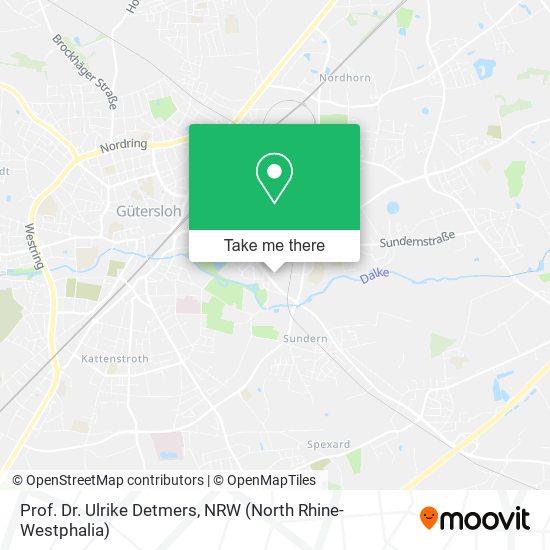 Prof. Dr. Ulrike Detmers map