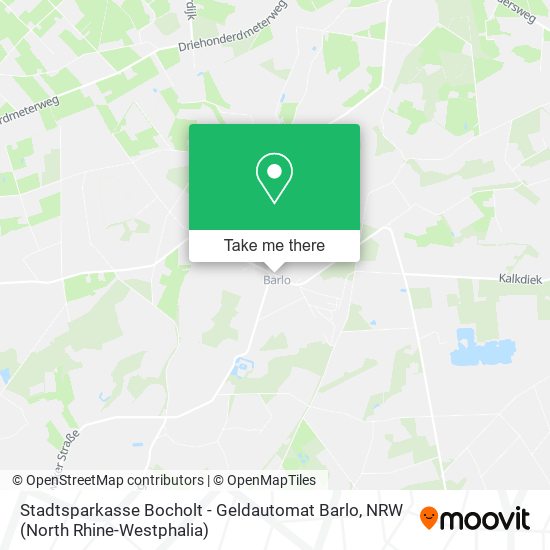 Stadtsparkasse Bocholt - Geldautomat Barlo map