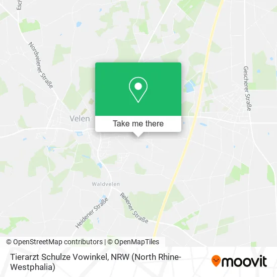 Карта Tierarzt Schulze Vowinkel