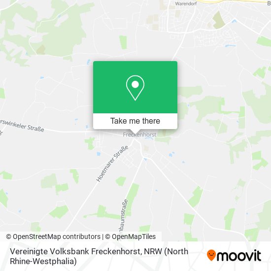 Vereinigte Volksbank Freckenhorst map