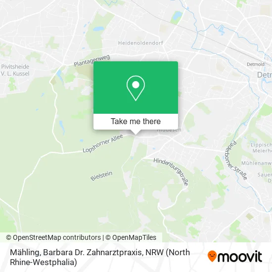 Карта Mähling, Barbara Dr. Zahnarztpraxis
