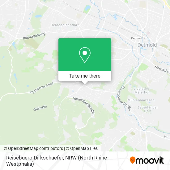 Reisebuero Dirkschaefer map