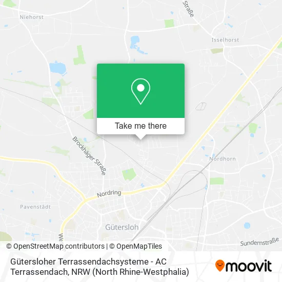 Карта Gütersloher Terrassendachsysteme - AC Terrassendach