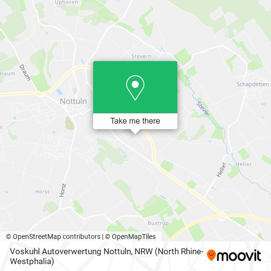 Voskuhl Autoverwertung Nottuln map