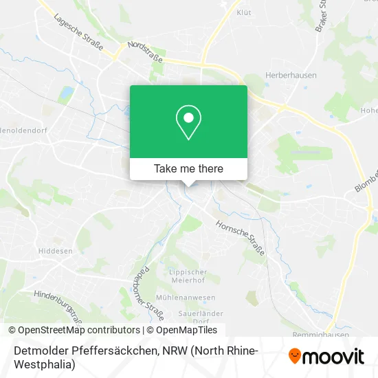 Карта Detmolder Pfeffersäckchen