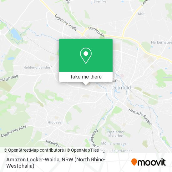 Карта Amazon Locker-Waida