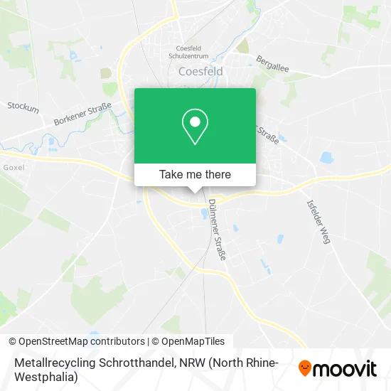 Карта Metallrecycling Schrotthandel