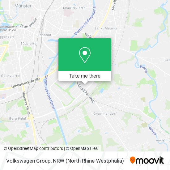 Volkswagen Group map