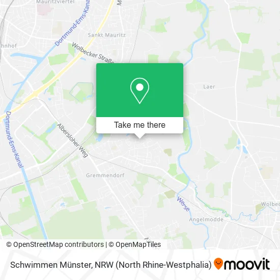 Карта Schwimmen Münster