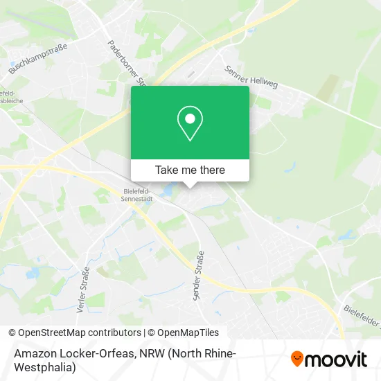 Карта Amazon Locker-Orfeas