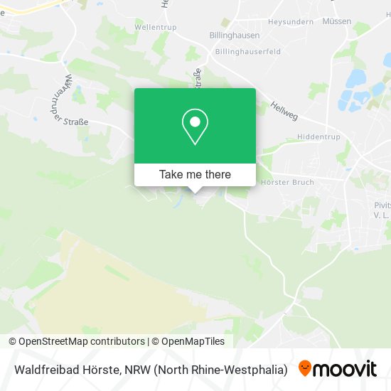 Waldfreibad Hörste map
