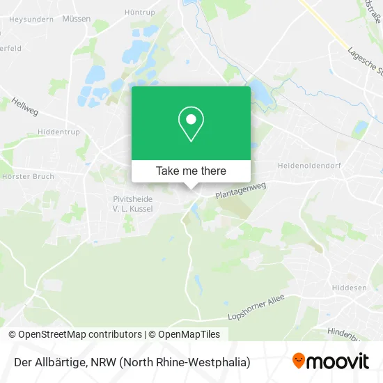 Карта Der Allbärtige