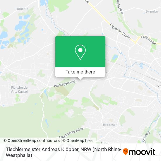 Tischlermeister Andreas Klöpper map