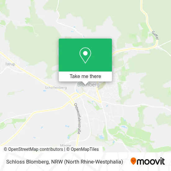 Schloss Blomberg map