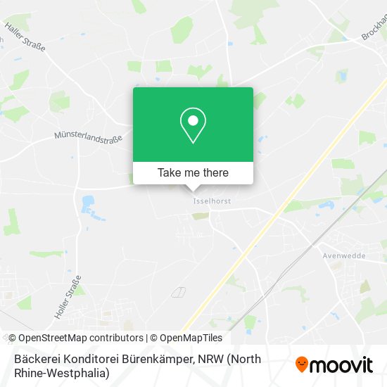 Bäckerei Konditorei Bürenkämper map