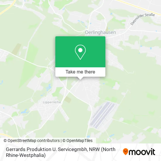 Карта Gerrards Produktion U. Servicegmbh