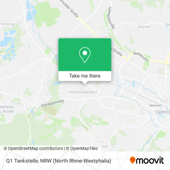 Карта Q1 Tankstelle