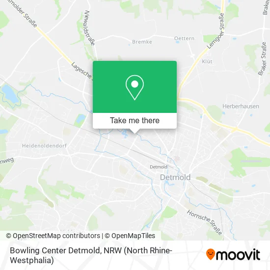 Карта Bowling Center Detmold