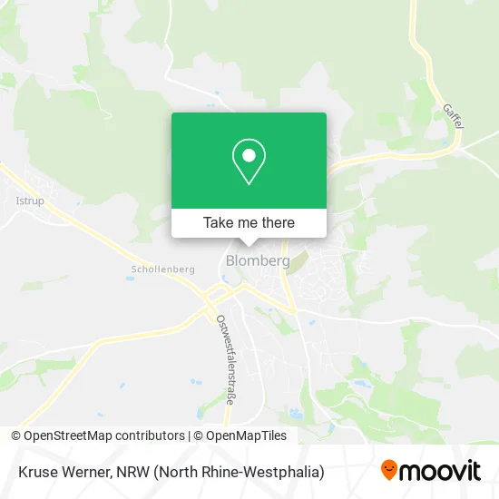 Карта Kruse Werner