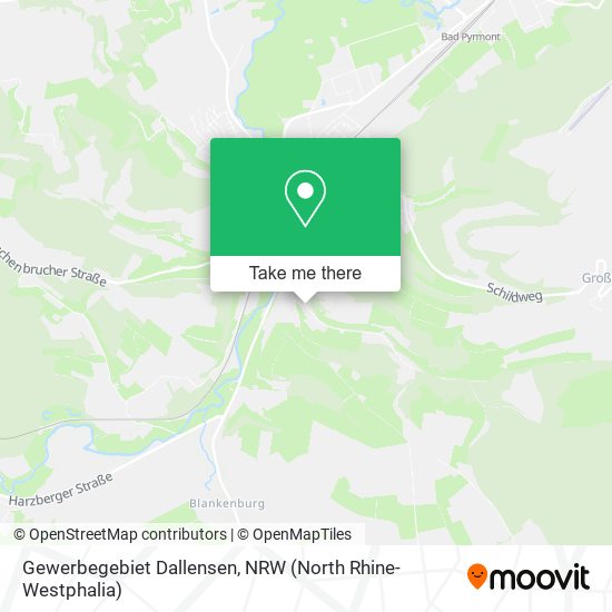 Gewerbegebiet Dallensen map